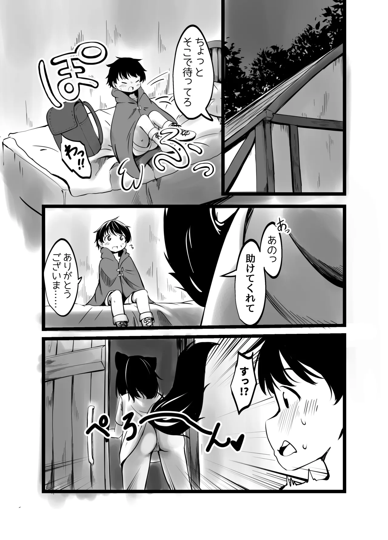 怖い人狼お姉さんの家に連れ込まれて強○交尾させられたお話 - page5