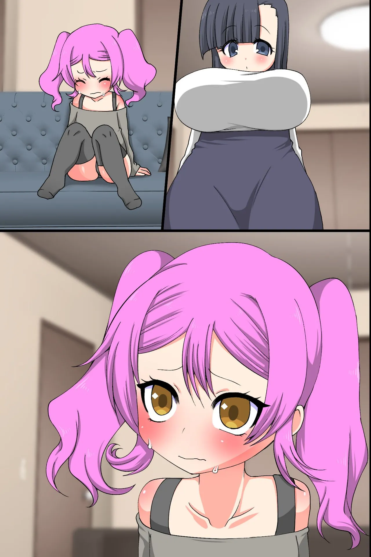 ビッチな姉妹はお兄ちゃんとセックスしたい！〜童貞兄といっぱいはじめての気持ちいいこと〜 - page47