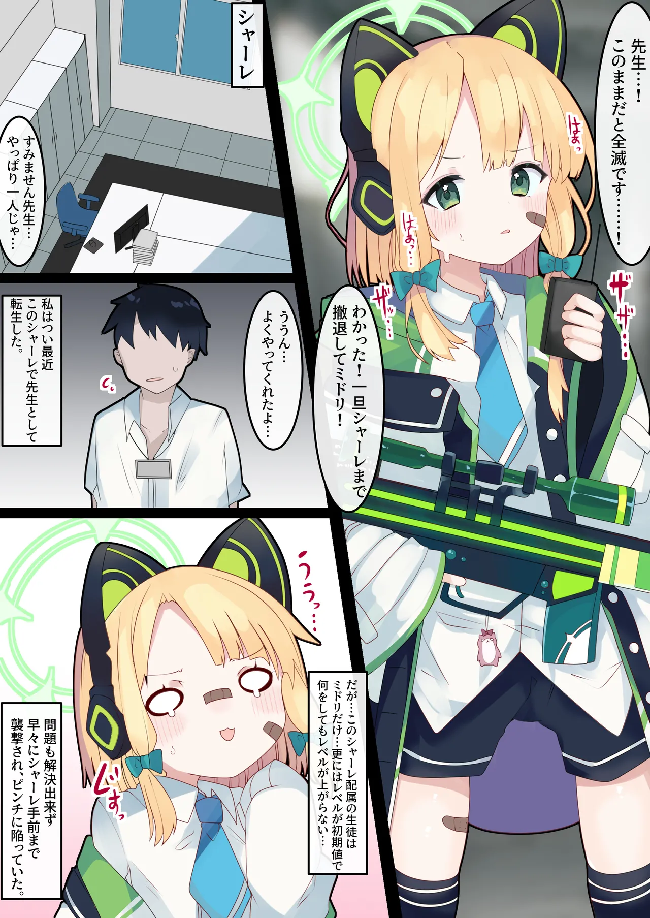 どすけべあーかいぶっ! 〜弱小シャーレだけどHでステ強化出来る先生に転生した話〜 【ミドリ、アリス編】 - page2