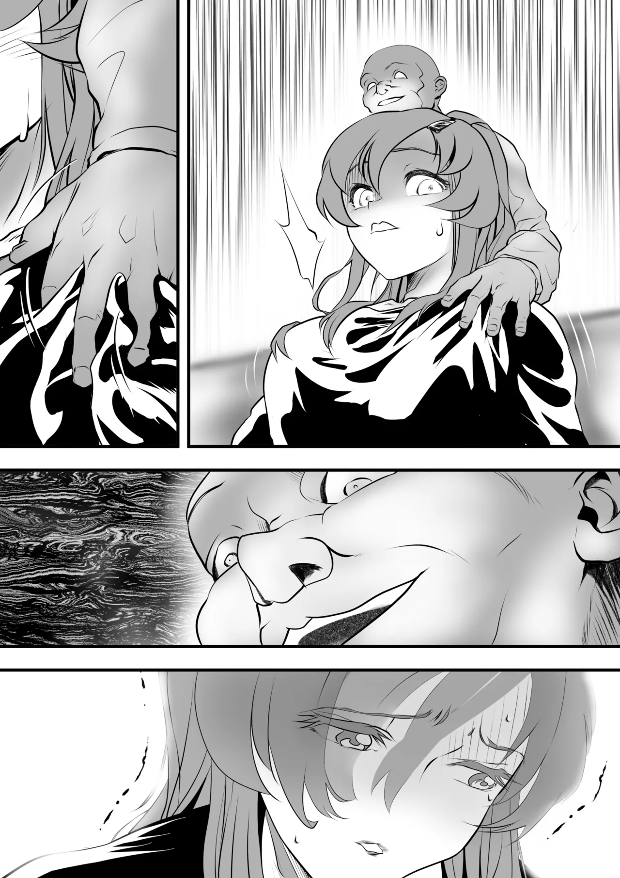 巨乳の新婚人妻さん マンガ家旦那の連載継続のため編集長と取引してNTR… - page37