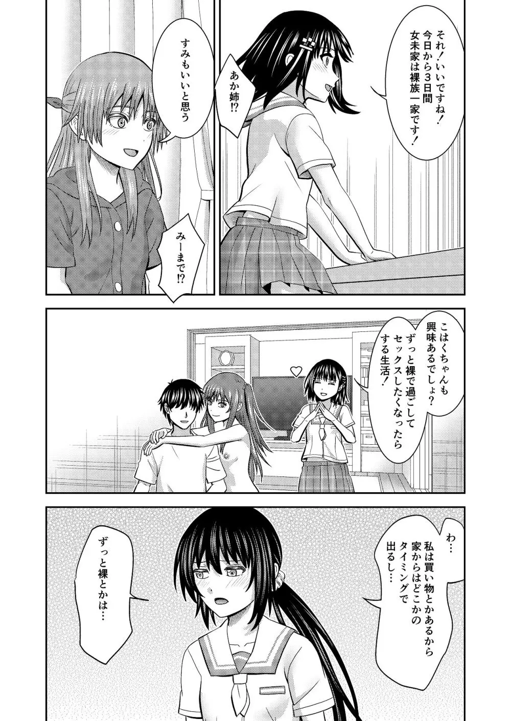 妹同士の汗だくエッチ - page7