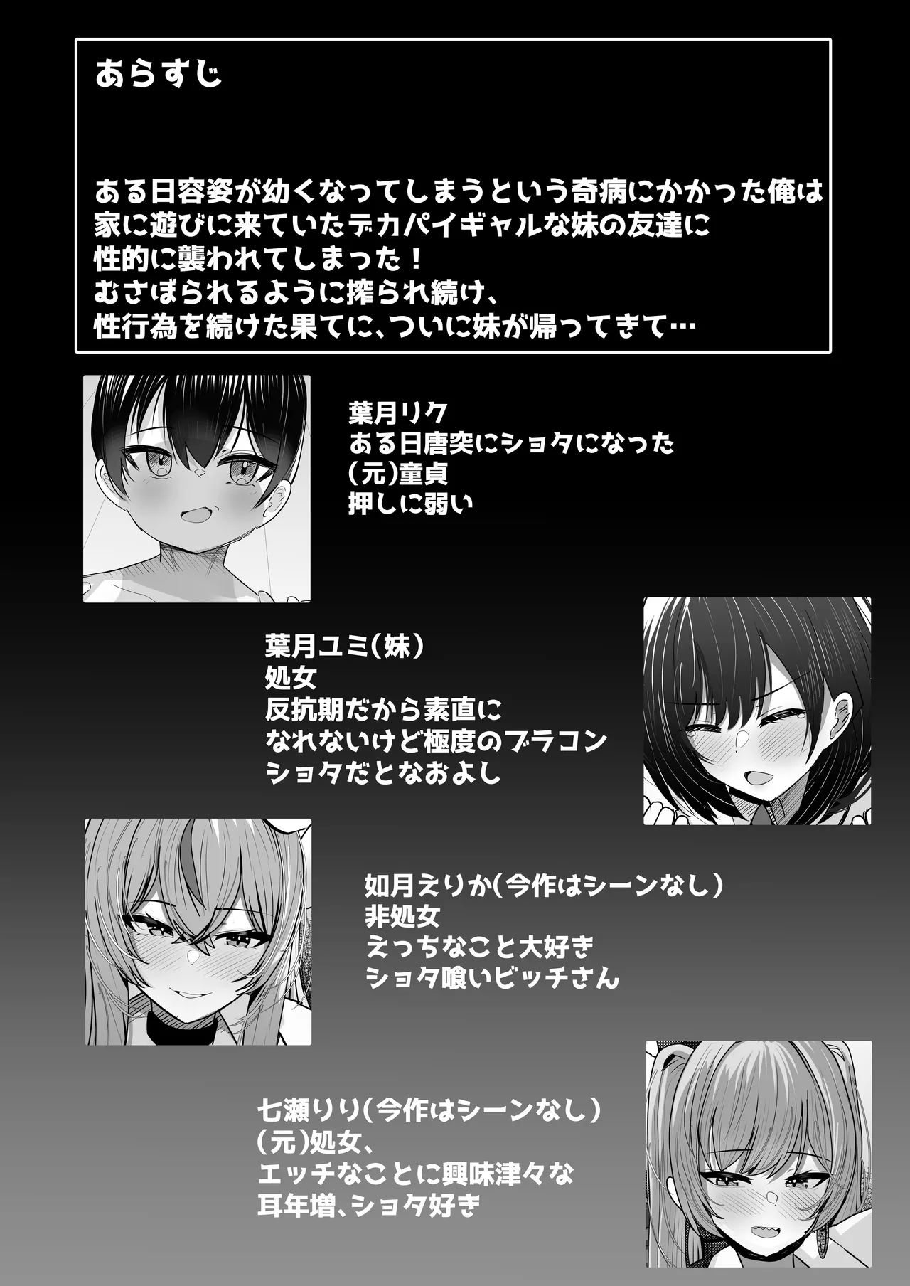 年下デカパイギャルハーレムに囲われまくる 実妹編 - page4