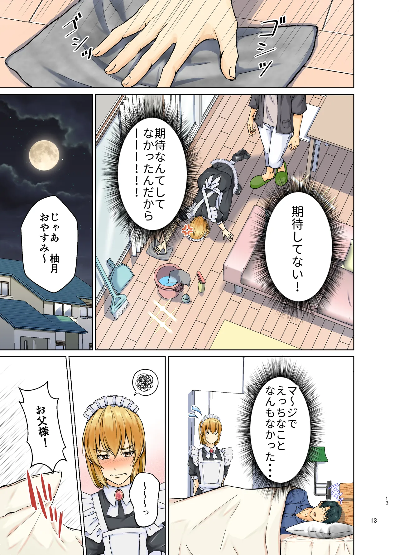 欲情メス堕ち息子 お父様にメイド教育されるハナシ - page13