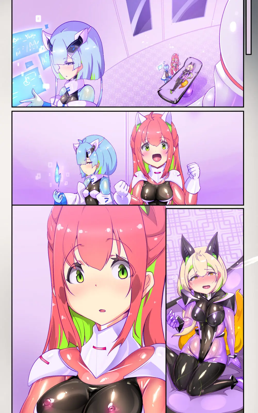 戦闘アンドロイドにTS転生して、とってもえっちな目にあって悪堕ちする漫画-戦光兵女プリッケ・ツァーナ- - page61