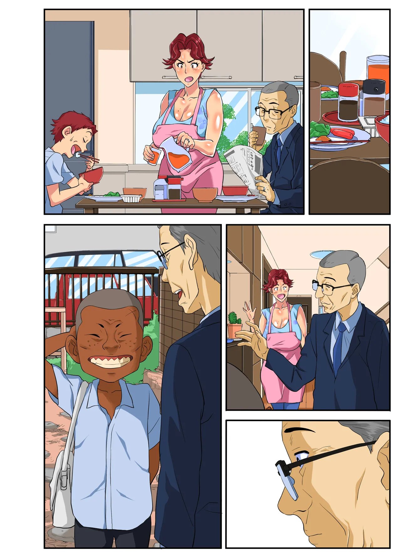 よくゲンコツをおみまいする糞〇キのチ〇コが夫では 到底届かない奥まで突いてきて「調子にのるんじゃないよ!」 といいながらも汗だく交尾に堕ちる肝っ玉母ちゃん! - page123