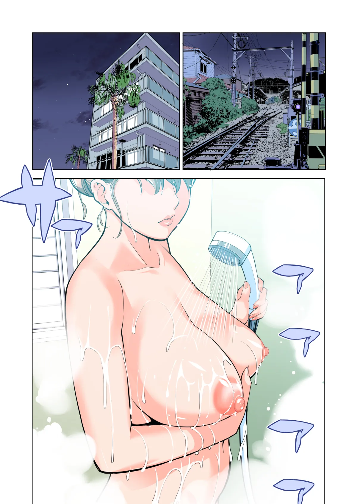 茜色に染まる若妻 〜病室で僕の妻が寝取られた〜（合冊版） フルカラー - page71