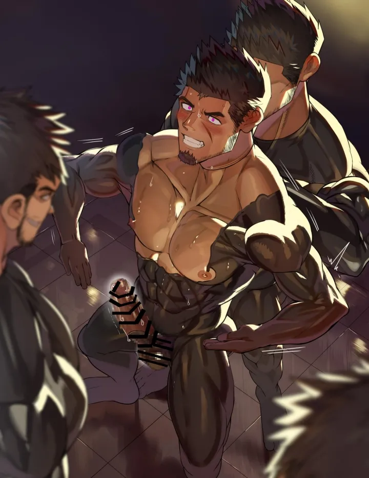 [たかおのがみ (といろ)] 変態覆面(スキン)で戦闘員化した筋肉ヒーロー、雑魚チンおっ勃てメスイキSEX!! - page50