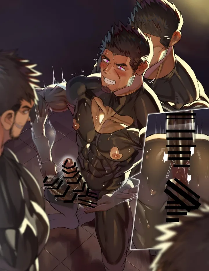 [たかおのがみ (といろ)] 変態覆面(スキン)で戦闘員化した筋肉ヒーロー、雑魚チンおっ勃てメスイキSEX!! - page52