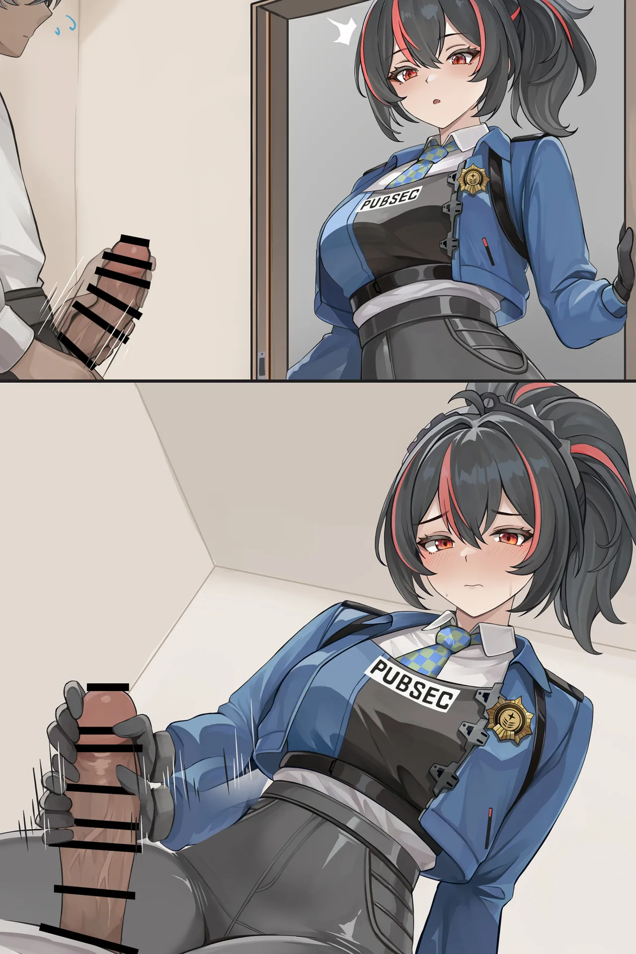 治安官とハプニングえっち - page7