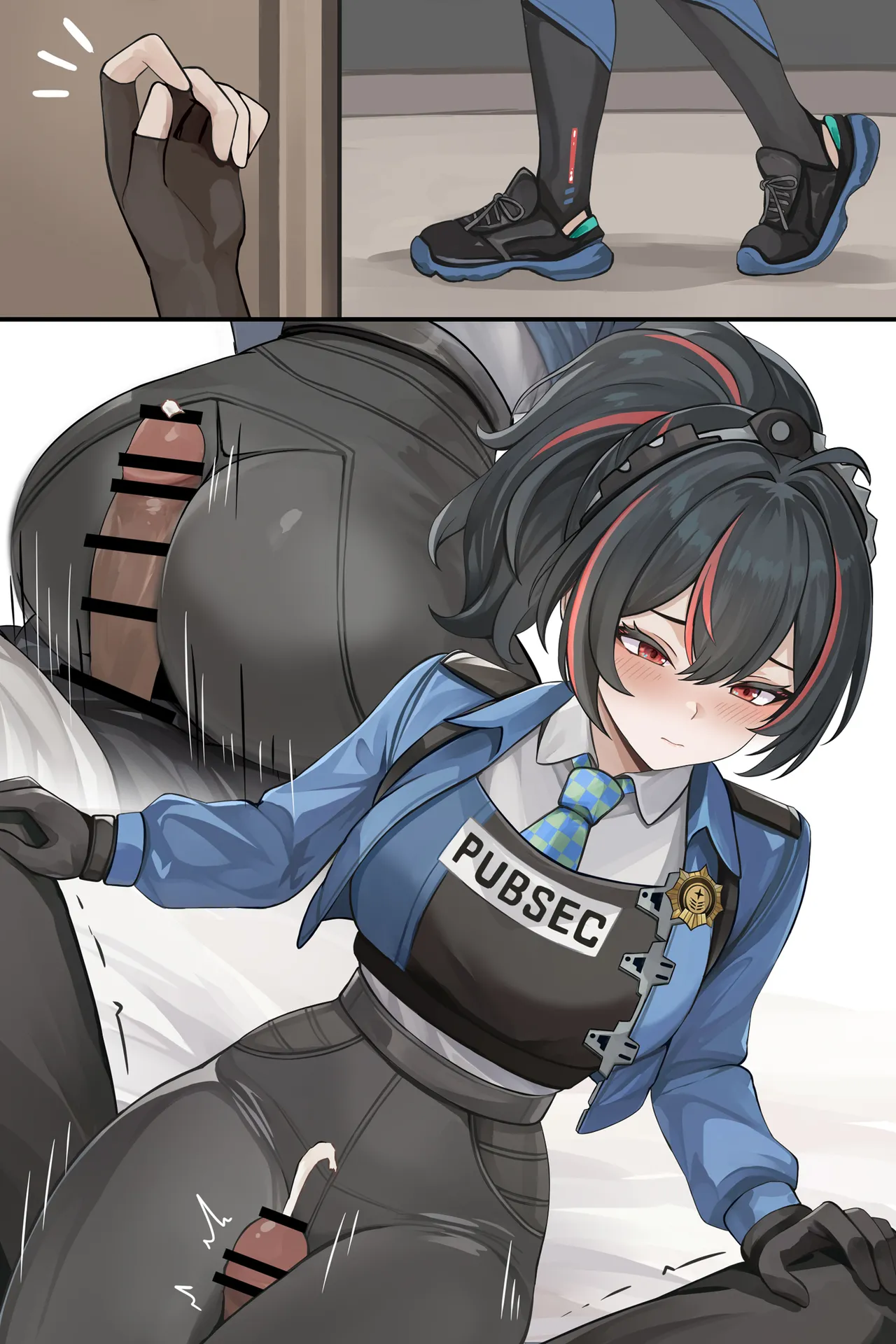治安官とハプニングえっち - page8