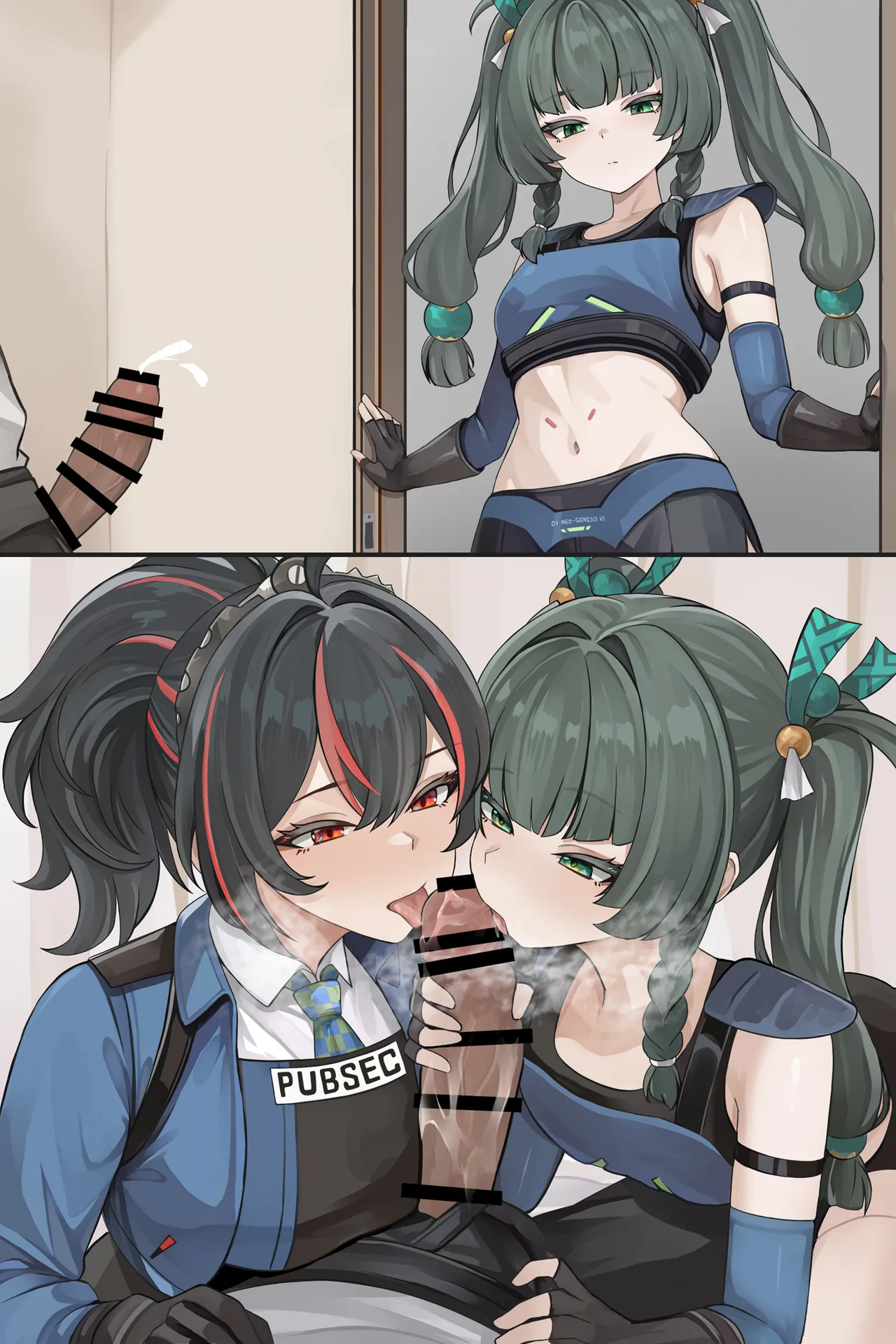 治安官とハプニングえっち - page9