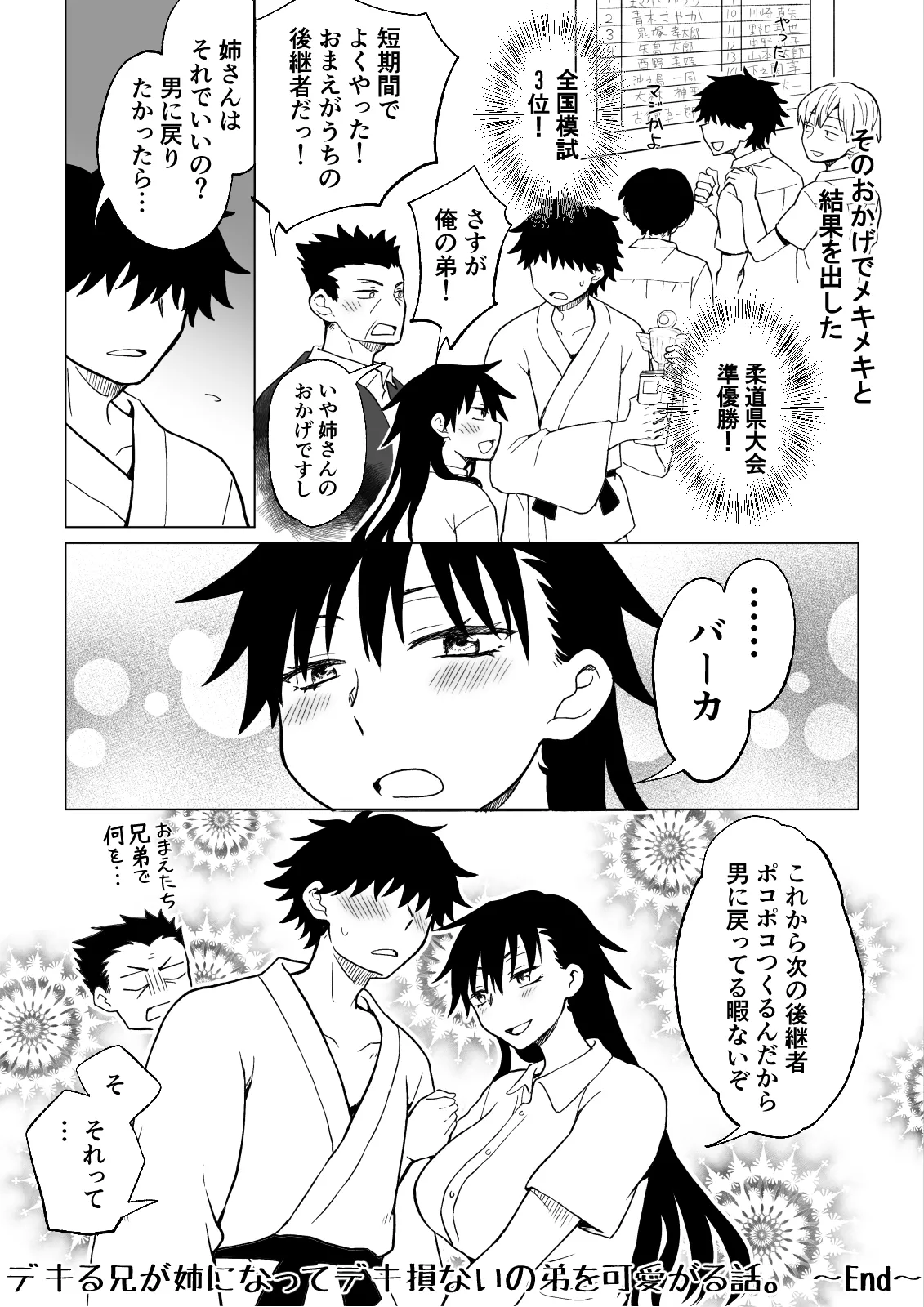 デキる兄が姉になってデキ損ないの弟を可愛がる話。 - page37