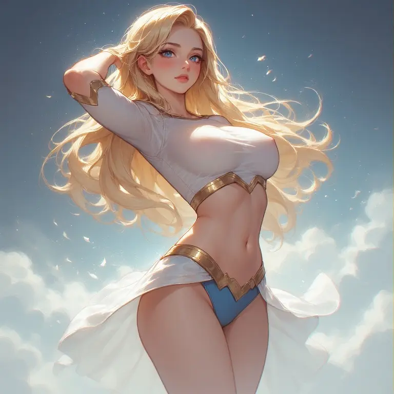 Angelic Supergirl [AI Generated] - page3