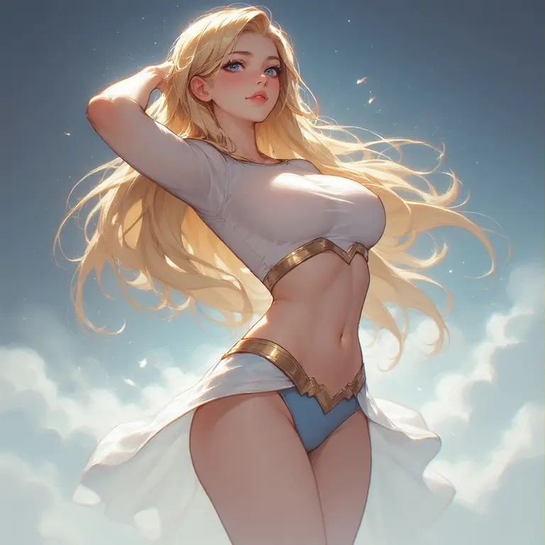 Angelic Supergirl [AI Generated] - page5
