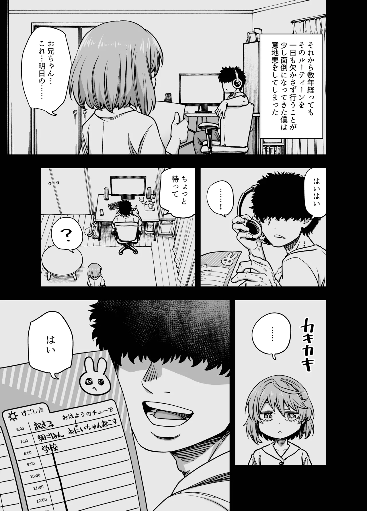 僕の妹は予定表通りにしか行動できない - page6