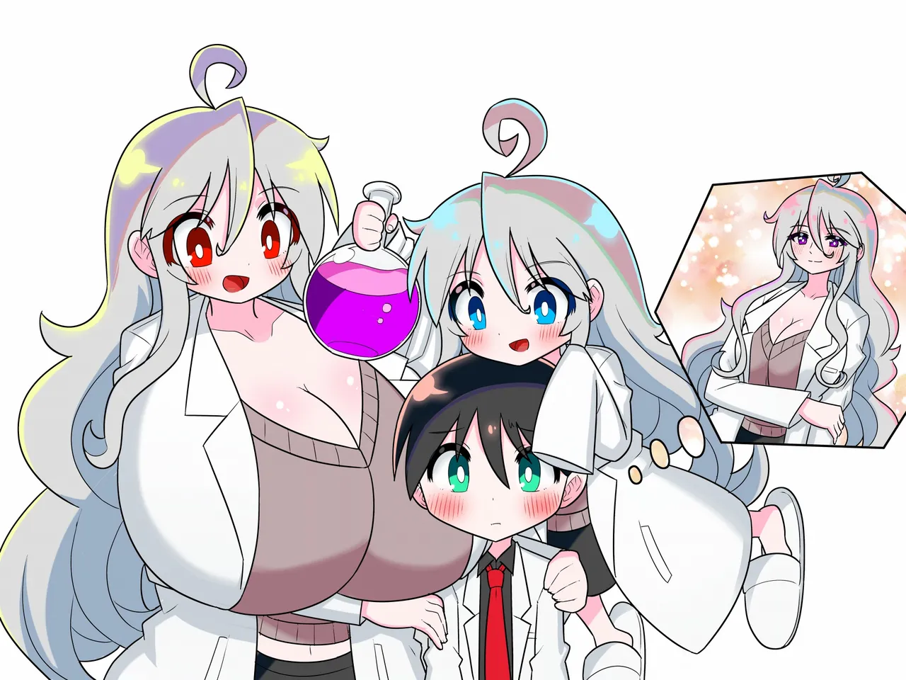 4頭身科学者が科学の力で憧れの8頭身お姉さんになる話 - page21