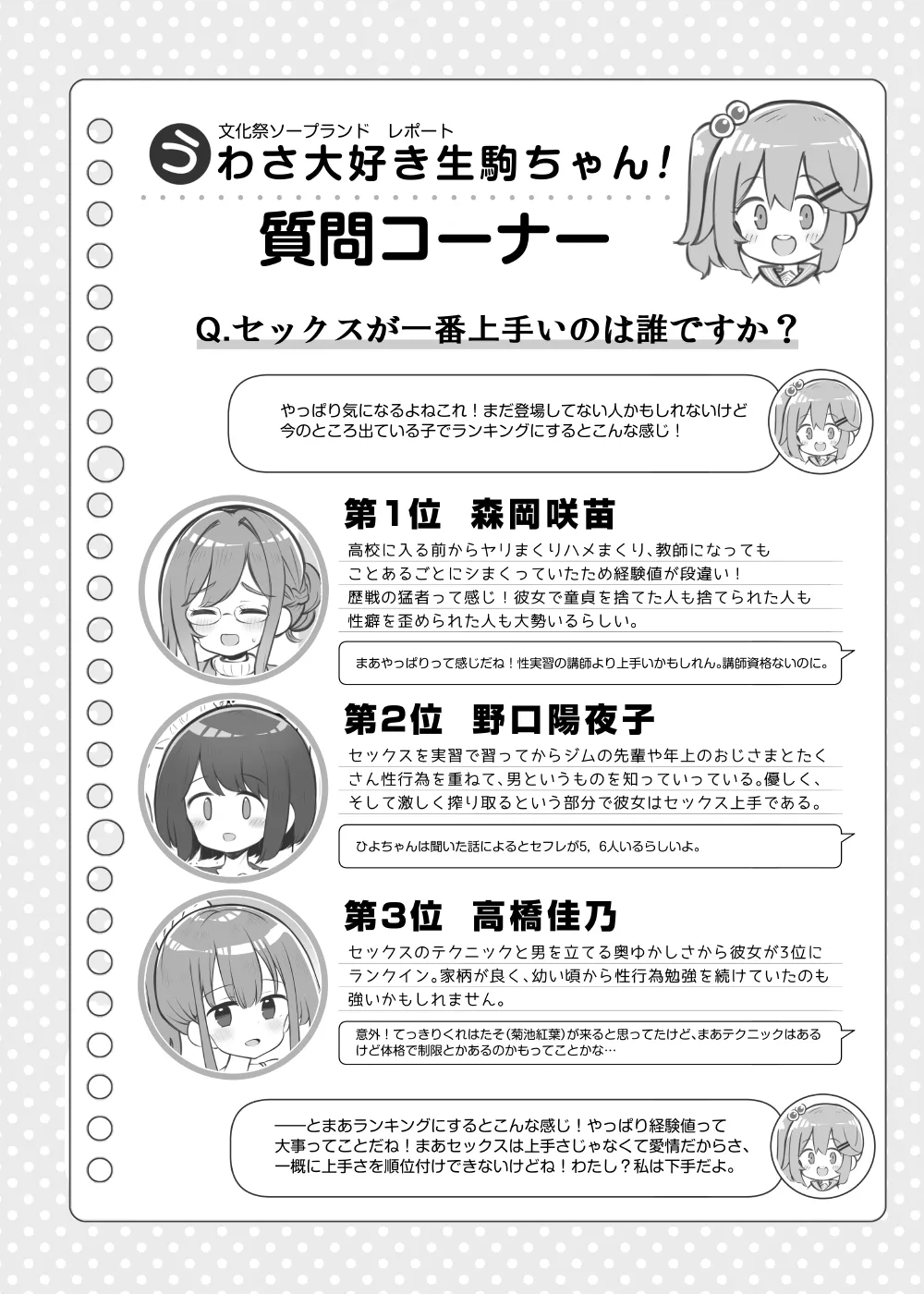 文化祭ソープランドC105会場小冊子 - page13