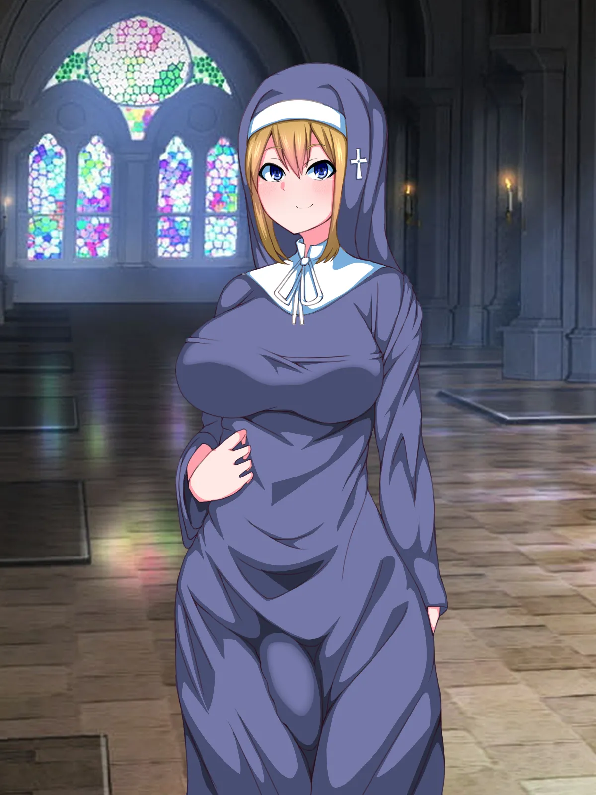 There's No Way This Futanari Nun Will Lose to the Pleasures of Immoral Ejaculation! - page19