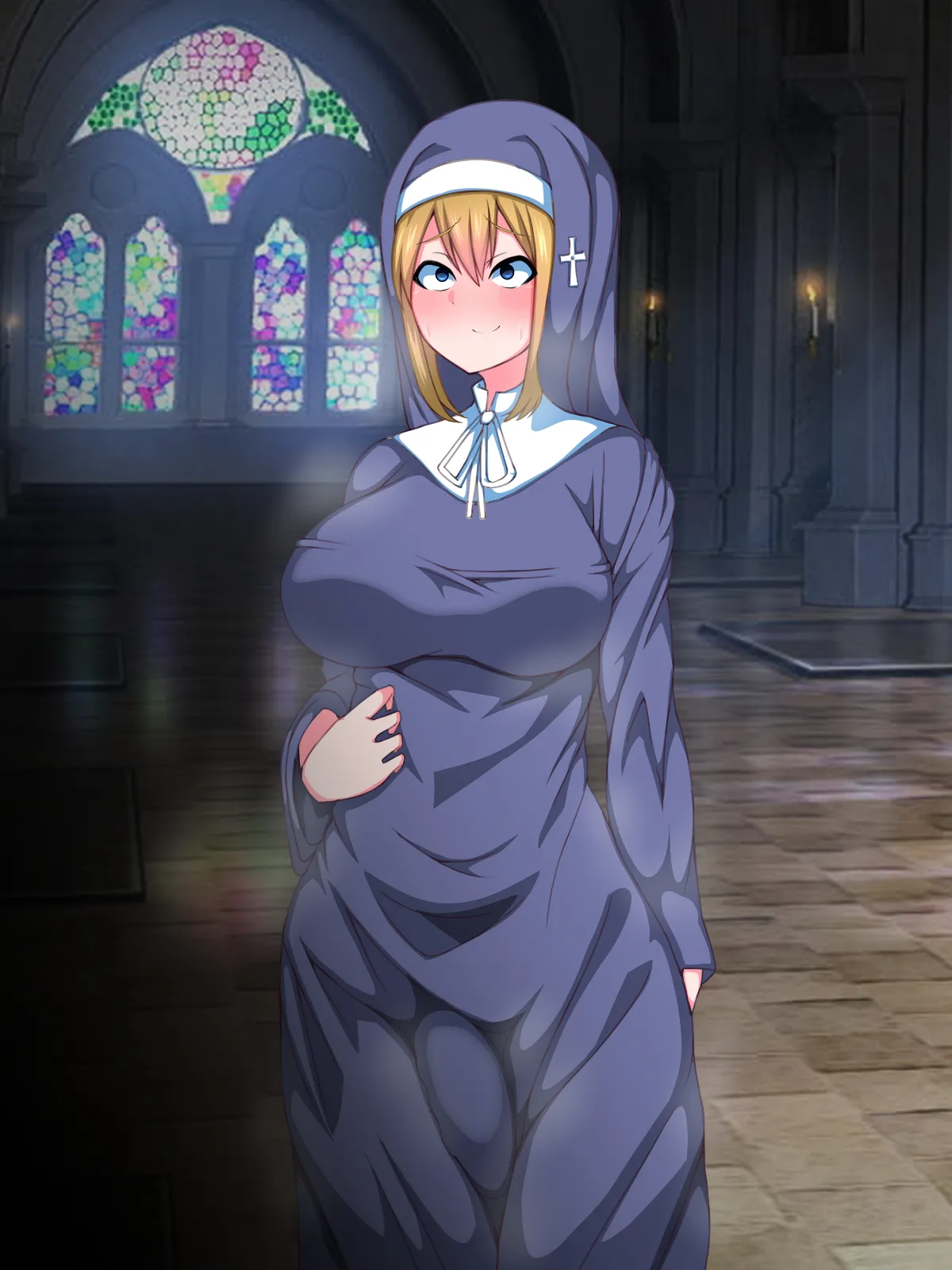 There's No Way This Futanari Nun Will Lose to the Pleasures of Immoral Ejaculation! - page38