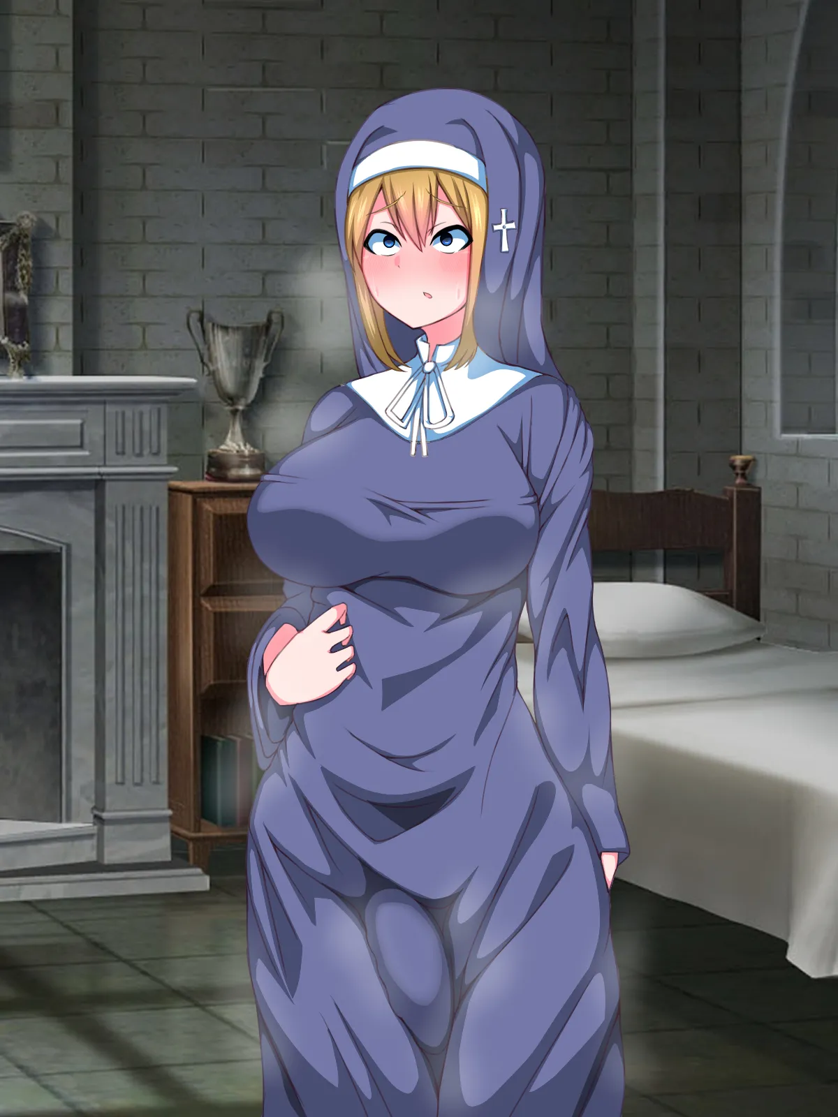There's No Way This Futanari Nun Will Lose to the Pleasures of Immoral Ejaculation! - page41
