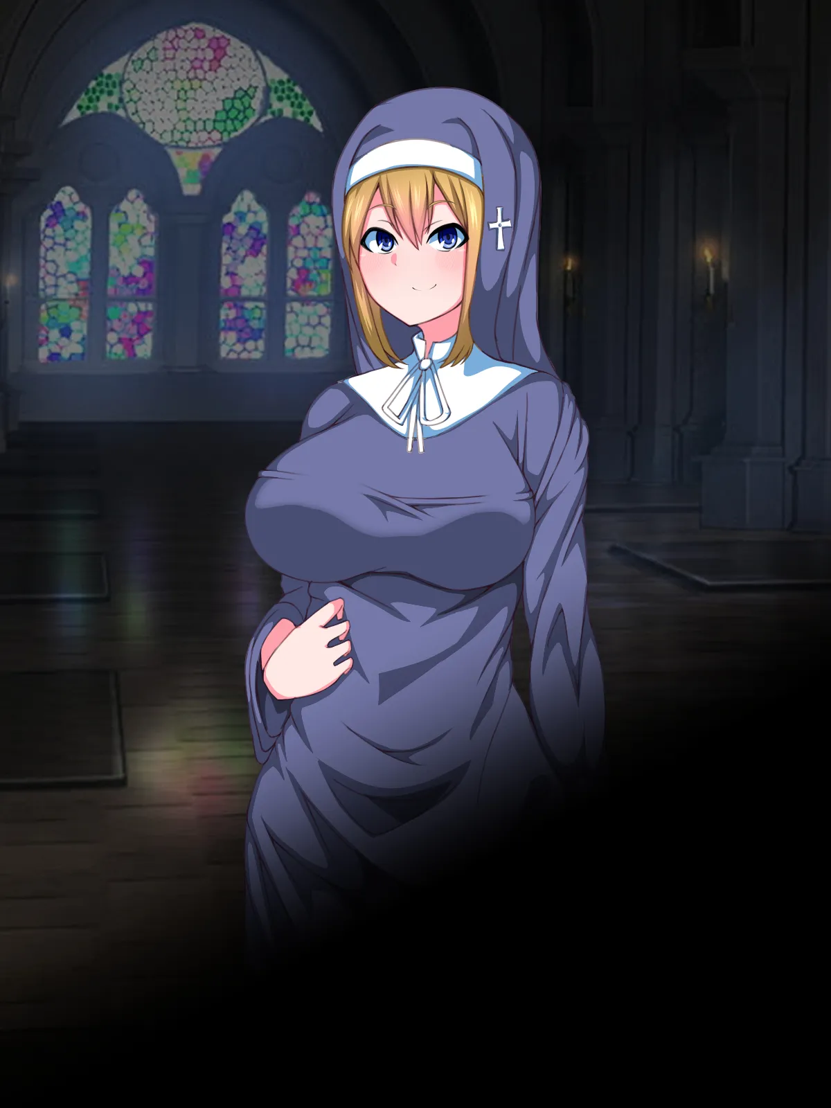 There's No Way This Futanari Nun Will Lose to the Pleasures of Immoral Ejaculation! - page7
