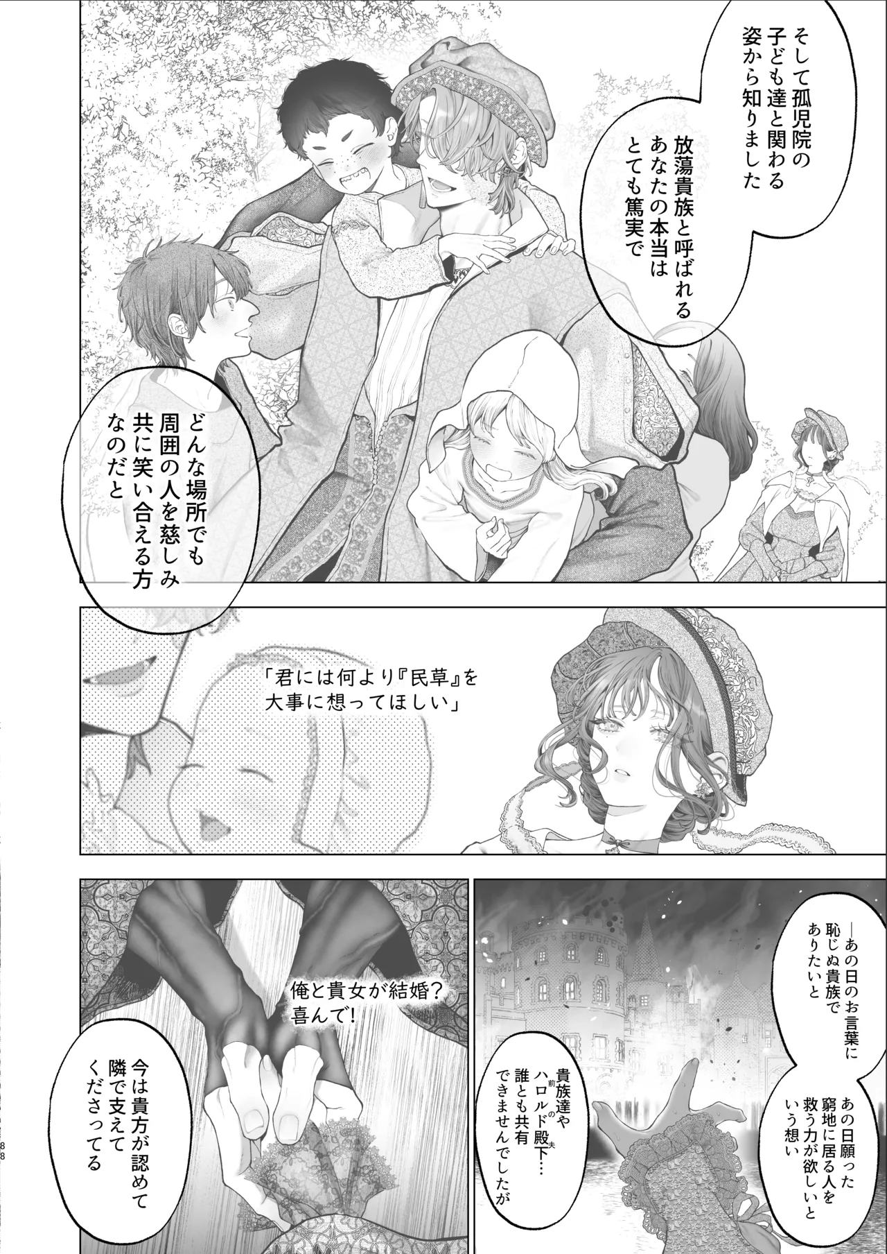 放蕩貴族は元王太子妃との孕ませ婚で忙しい - page87