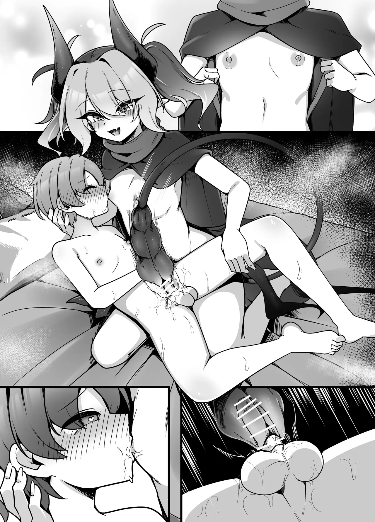 メスガ×サキュバスのマゾペットになる話 - page35