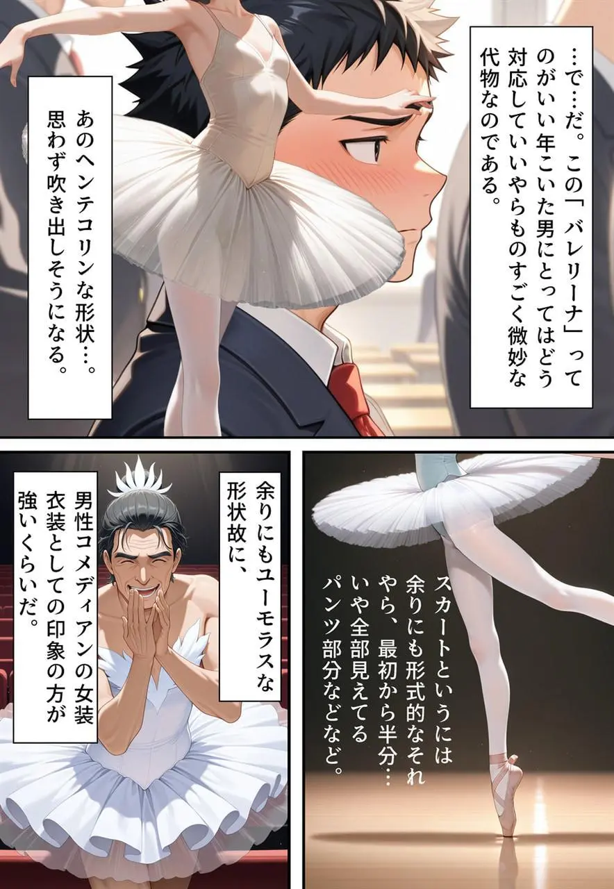 困惑の白鳥 トゥシューズを履かされた男たち - page12