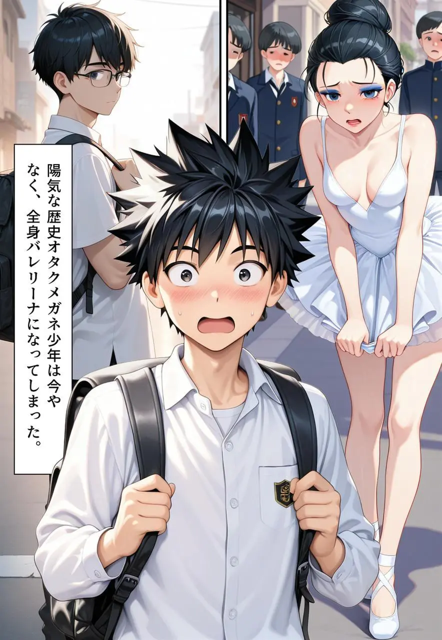 困惑の白鳥 トゥシューズを履かされた男たち - page141
