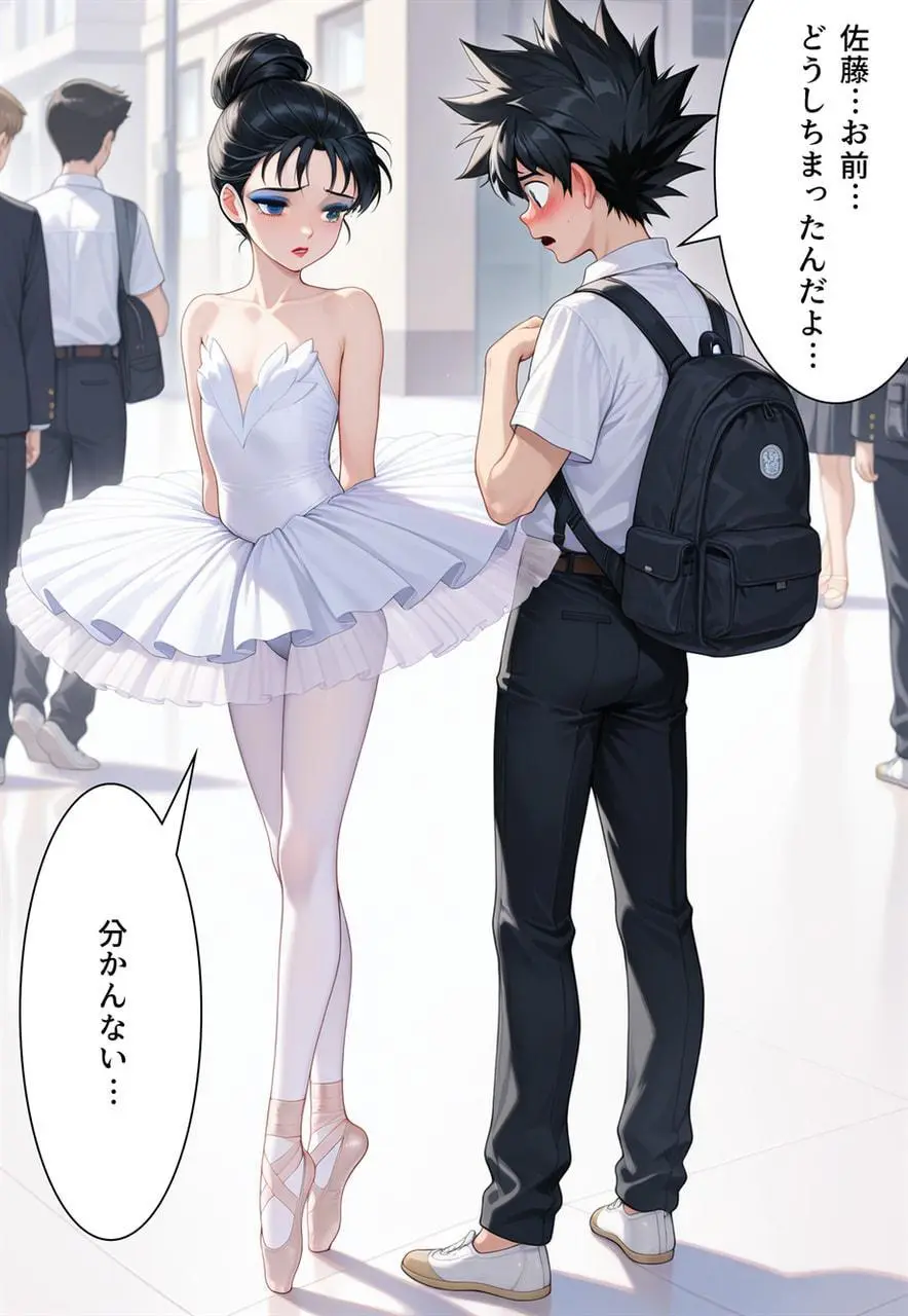 困惑の白鳥 トゥシューズを履かされた男たち - page144