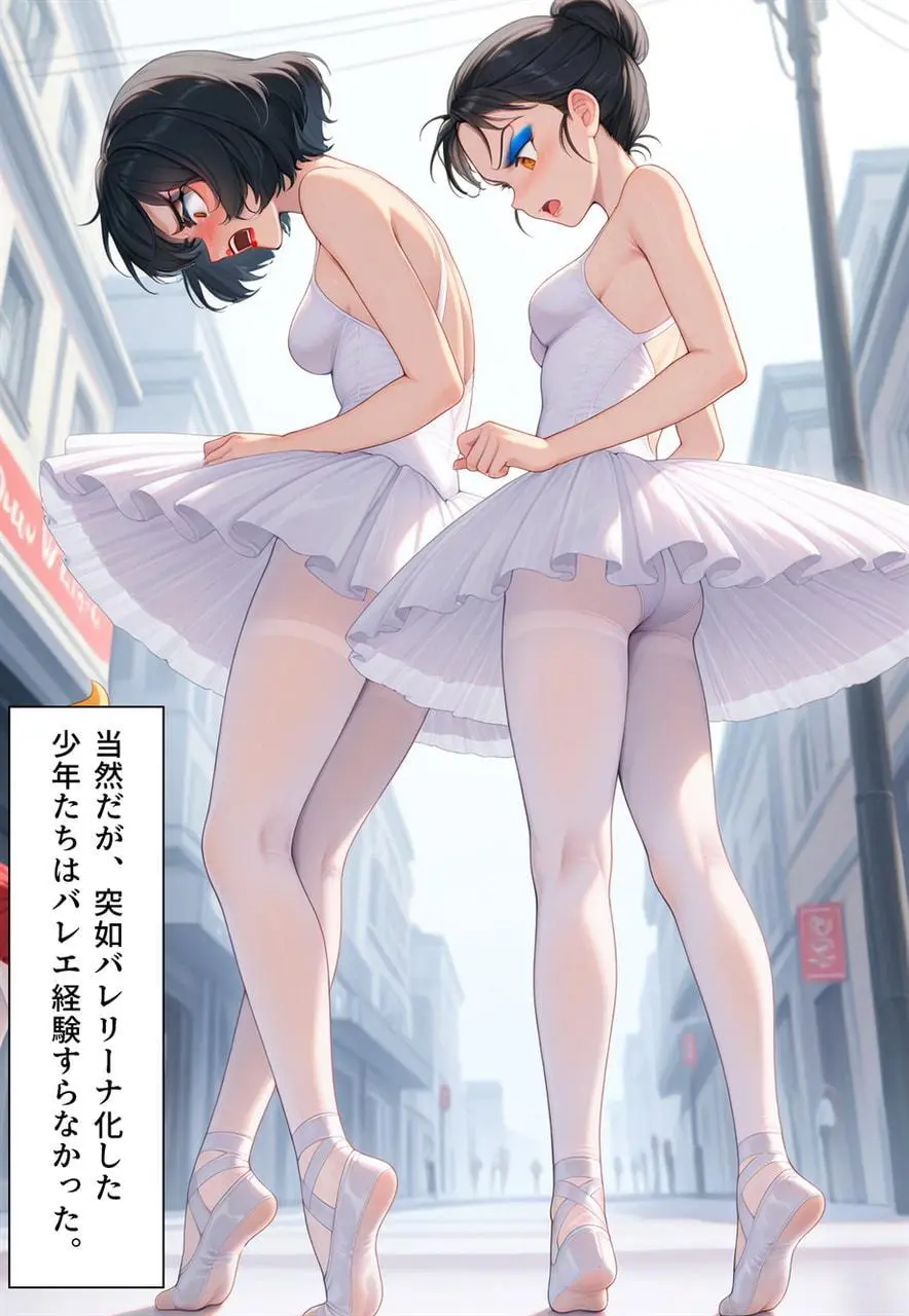 困惑の白鳥 トゥシューズを履かされた男たち - page159