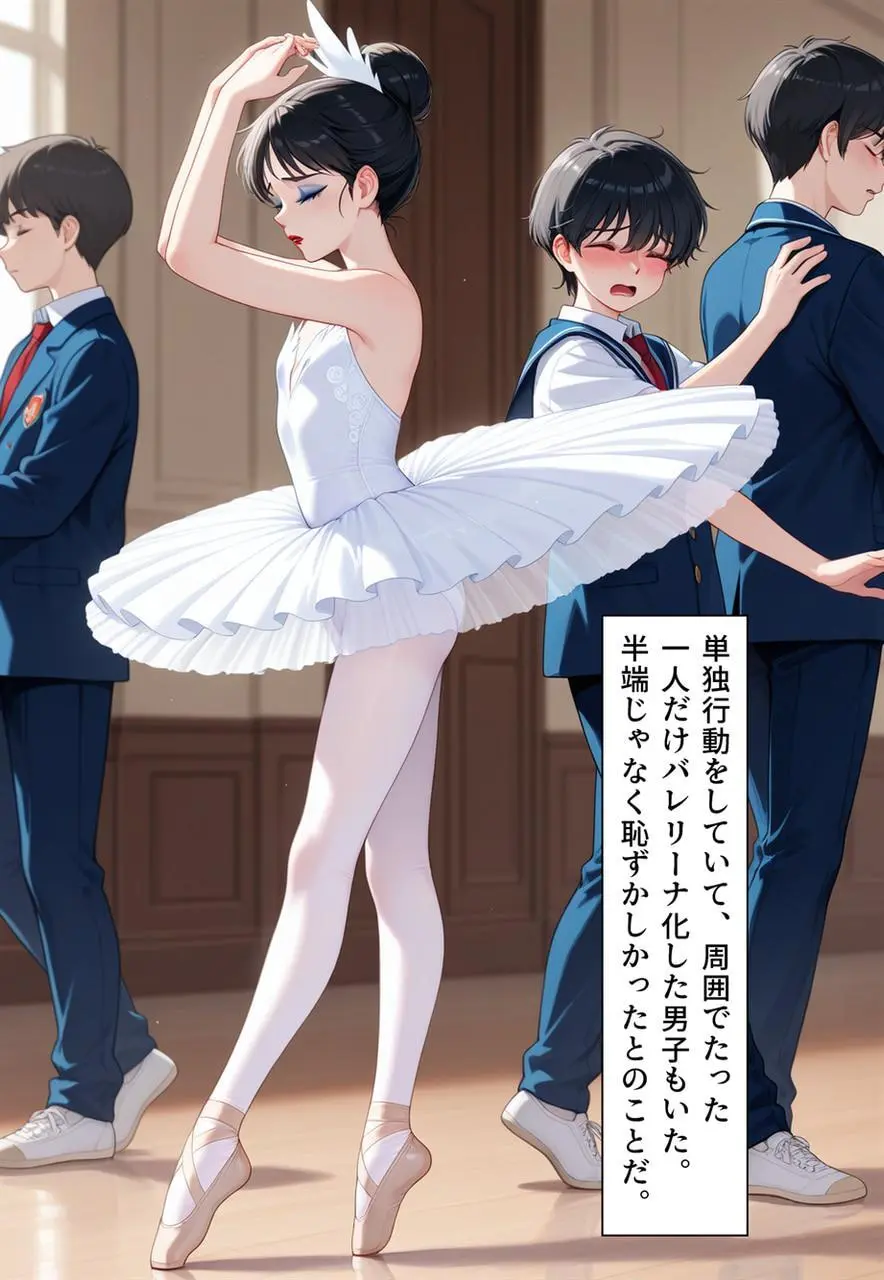 困惑の白鳥 トゥシューズを履かされた男たち - page199