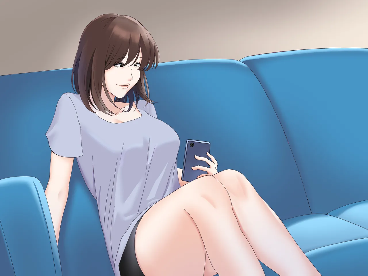 息子の包茎チ◯ポを剥こうとする母 - page110