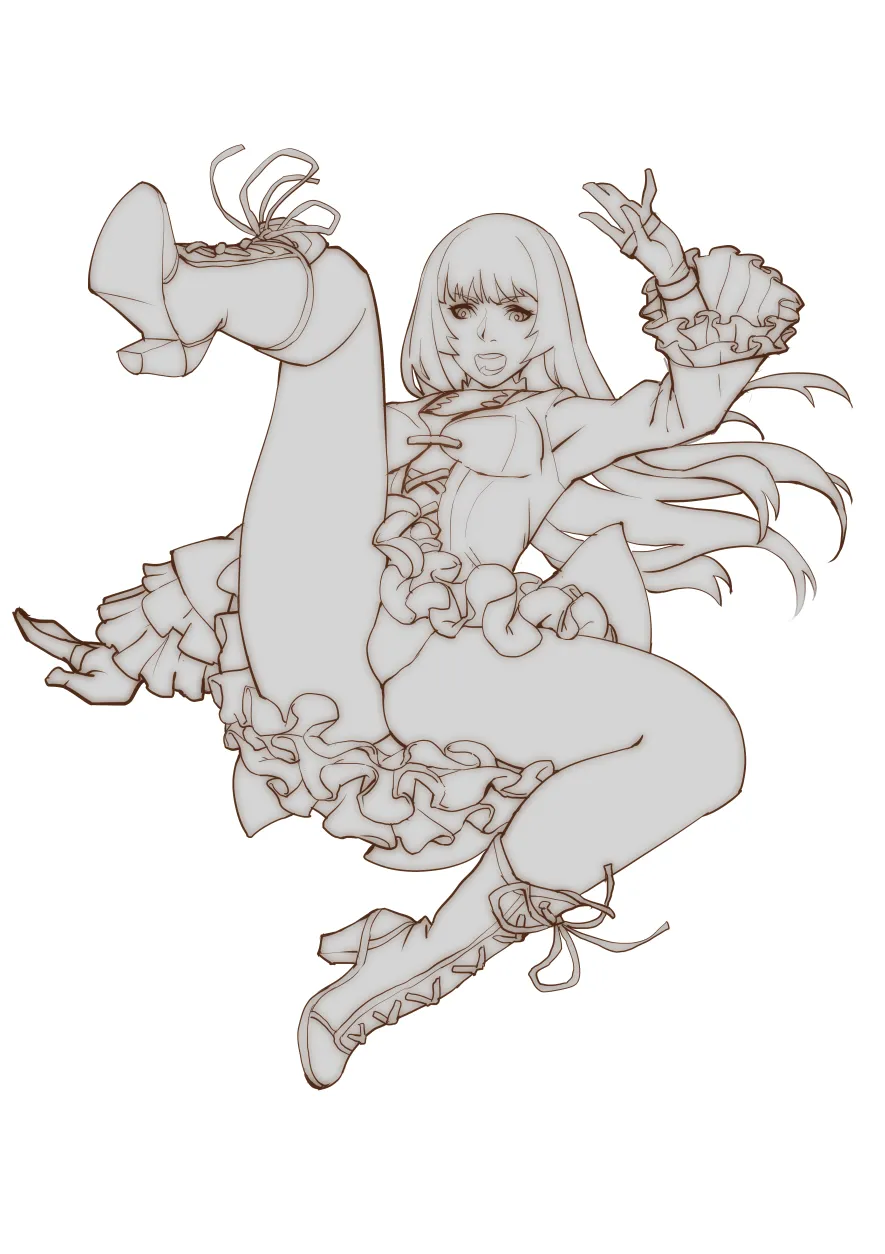 莉莉（铁拳）的人棍处刑 - page2