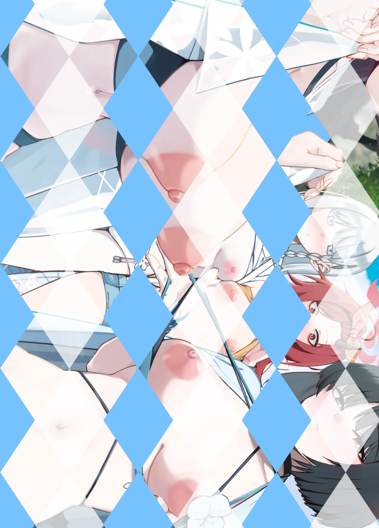 白ヨリ乳ズル一発ノ 〜いざ尋常に、水着で勝負〜 - page24