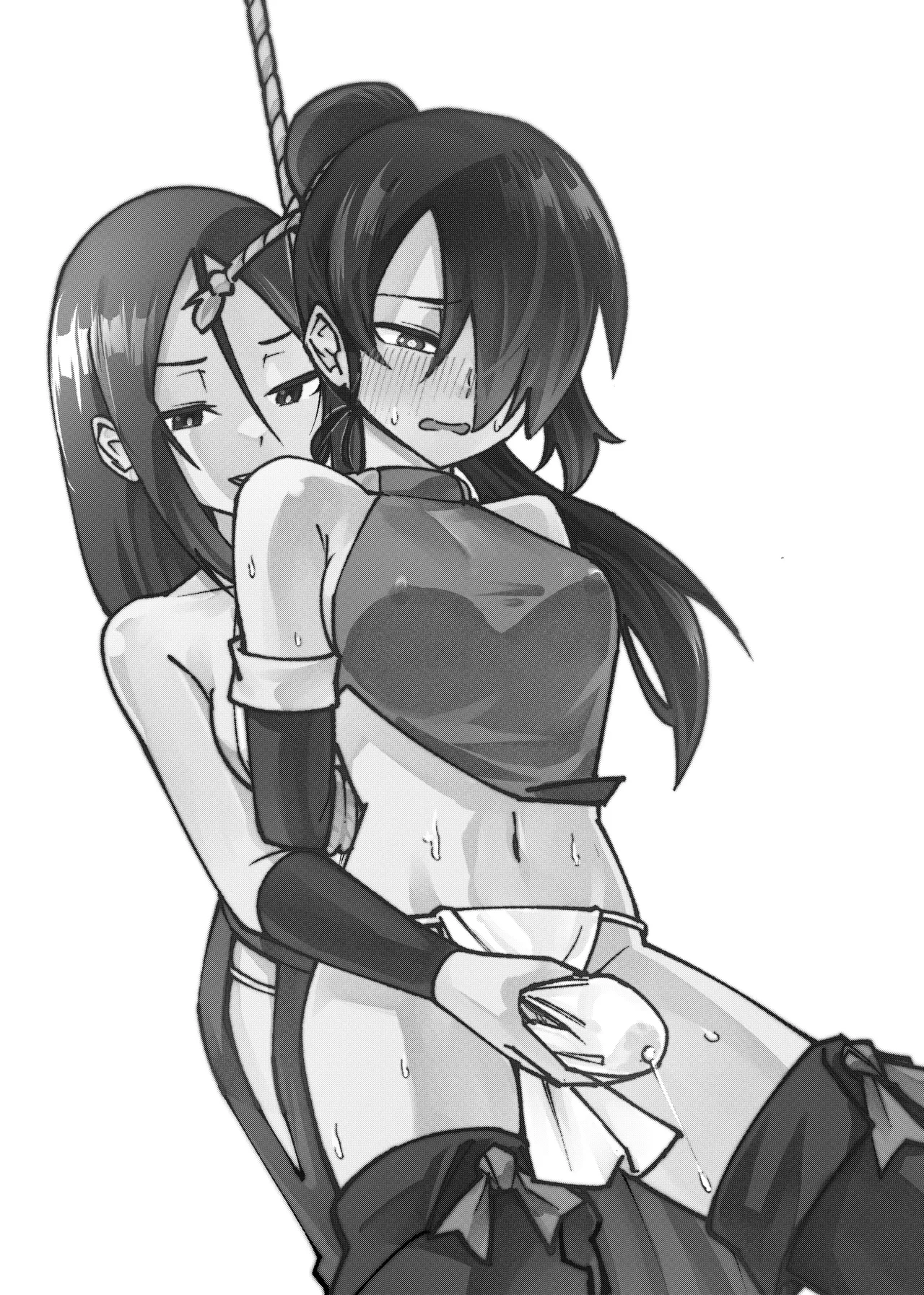 ふたなり化くノ一○問 ～○問耐性持ちくノ一 初めてのペニス責め～ - page2