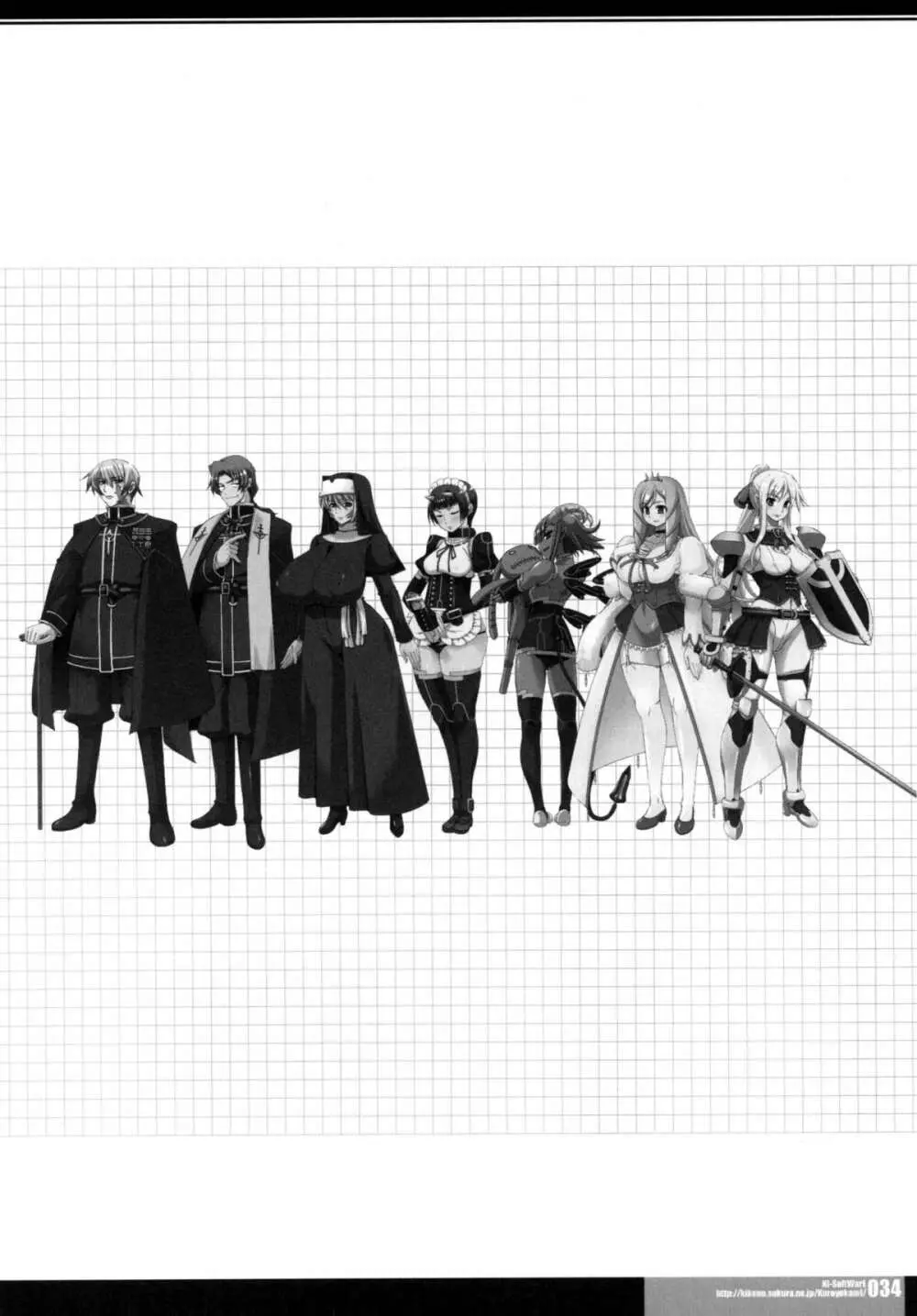 [HGH、DANGEROUS THOUGHTS、KI-SofTWarE (HG茶川、危険思想)] CrossinGKnighTMarE ~穢れ逝く聖女達への讃歌~ IdeaNOTE SP2 [DL版] - page34
