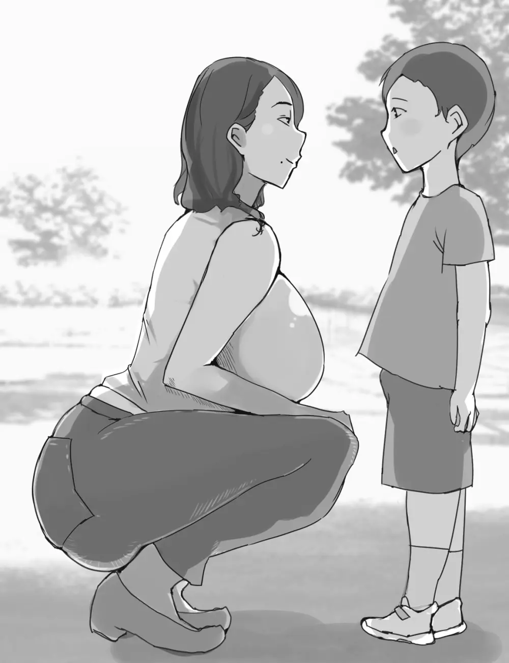 近所のムチムチ奥様(熟女)はかわいい♂に種付けプレスされたい - page144