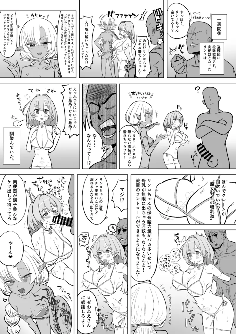 魔法学院主席リンコさんのエロ本～盗賊団の肉便器デビュー編～ - page17