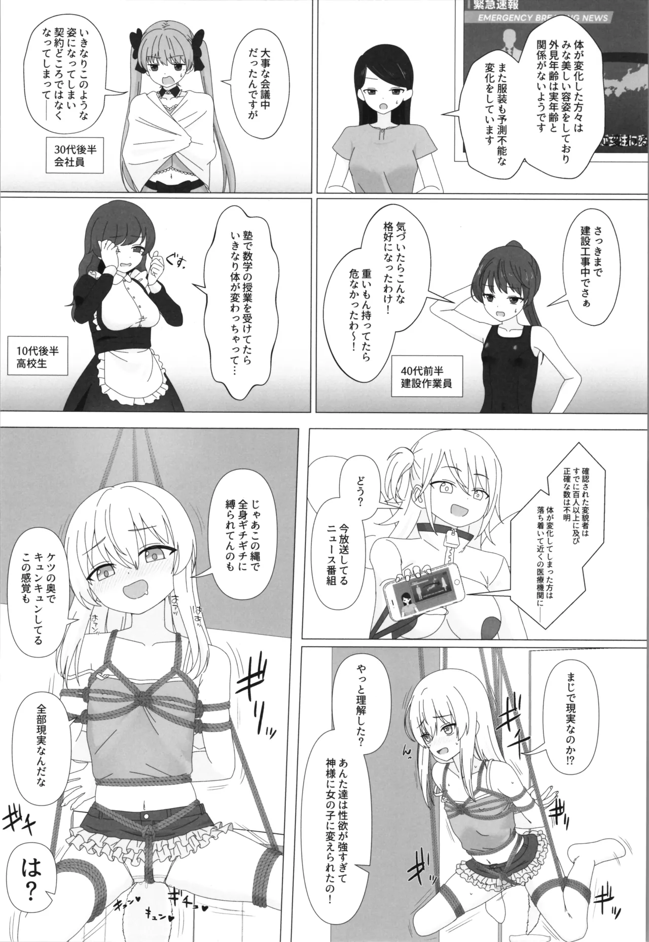 性欲が強すぎて女の子に変えられました - page10