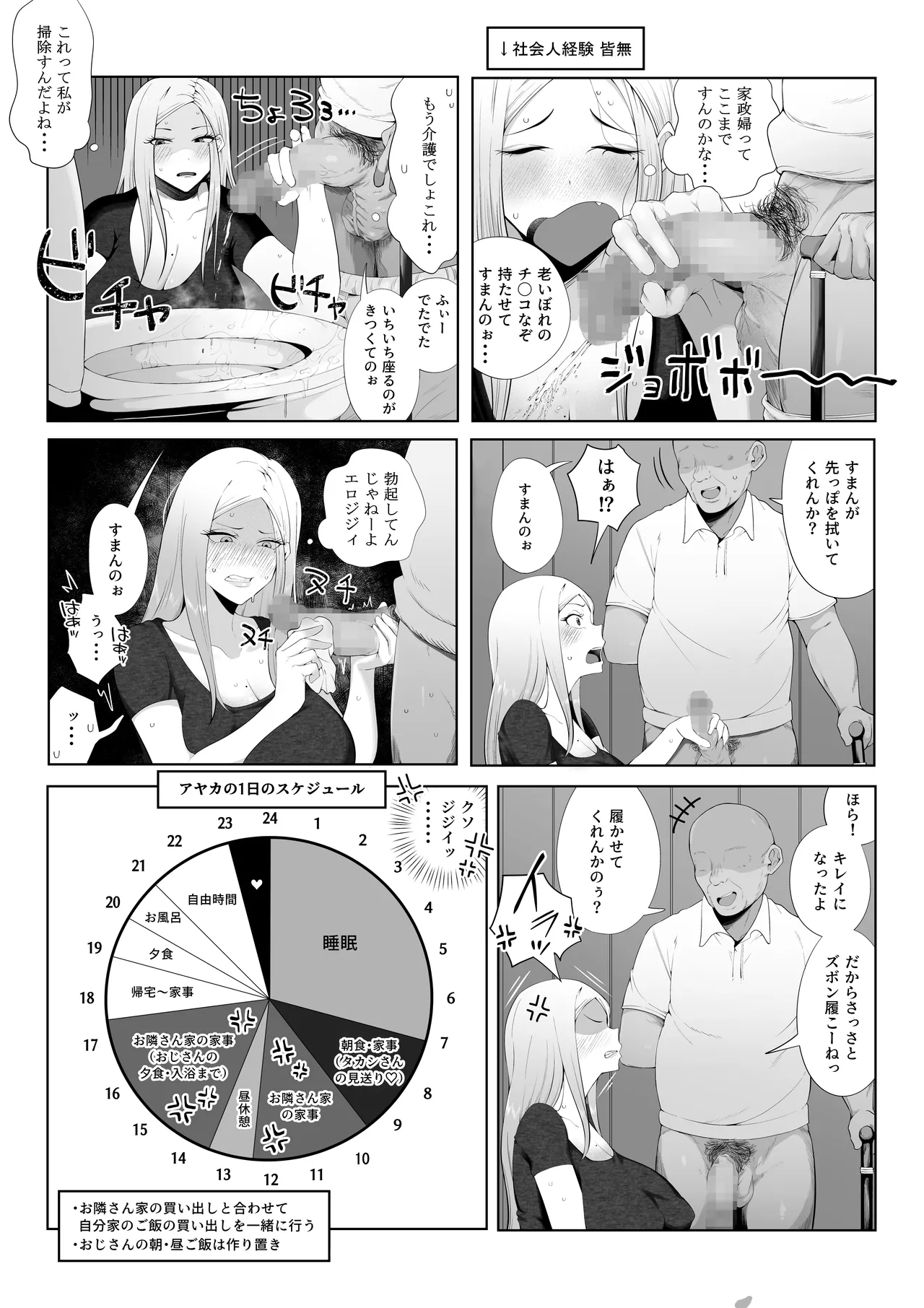 旦那大好き長乳人妻ギャルがお隣さん家の性処理ペットになるまで - page8