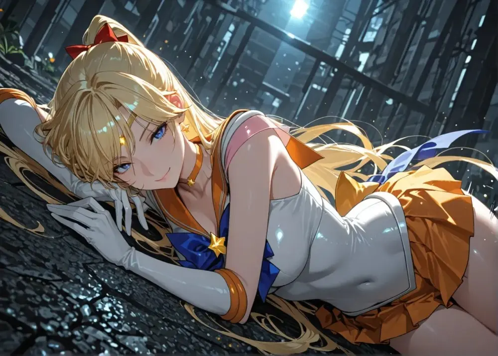 Sailor Moon cartoon parody 3d [AI Generated] - page14