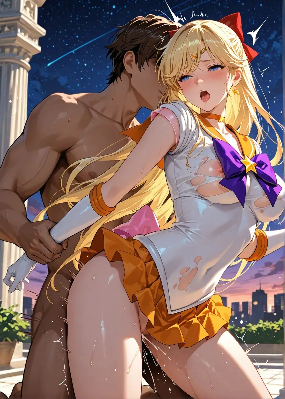 Sailor Moon cartoon parody 3d [AI Generated] - page198