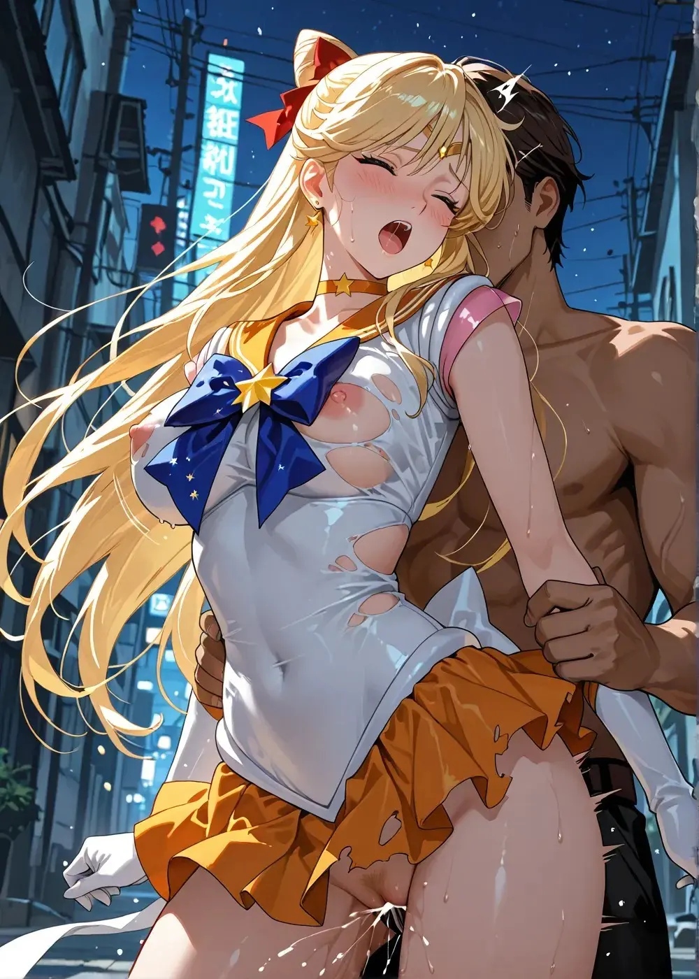 Sailor Moon cartoon parody 3d [AI Generated] - page200