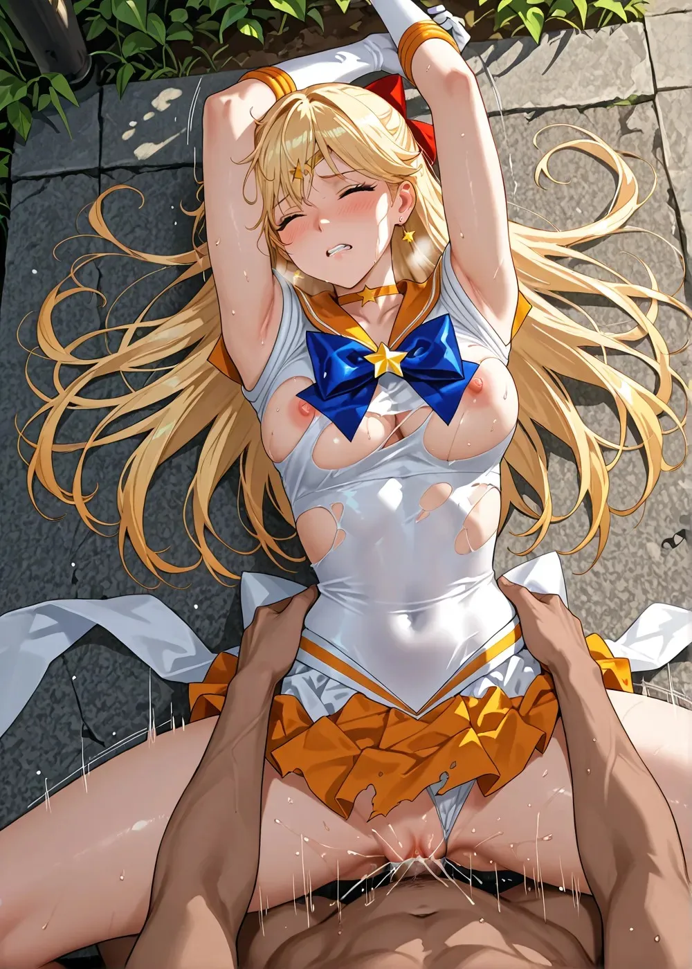 Sailor Moon cartoon parody 3d [AI Generated] - page214