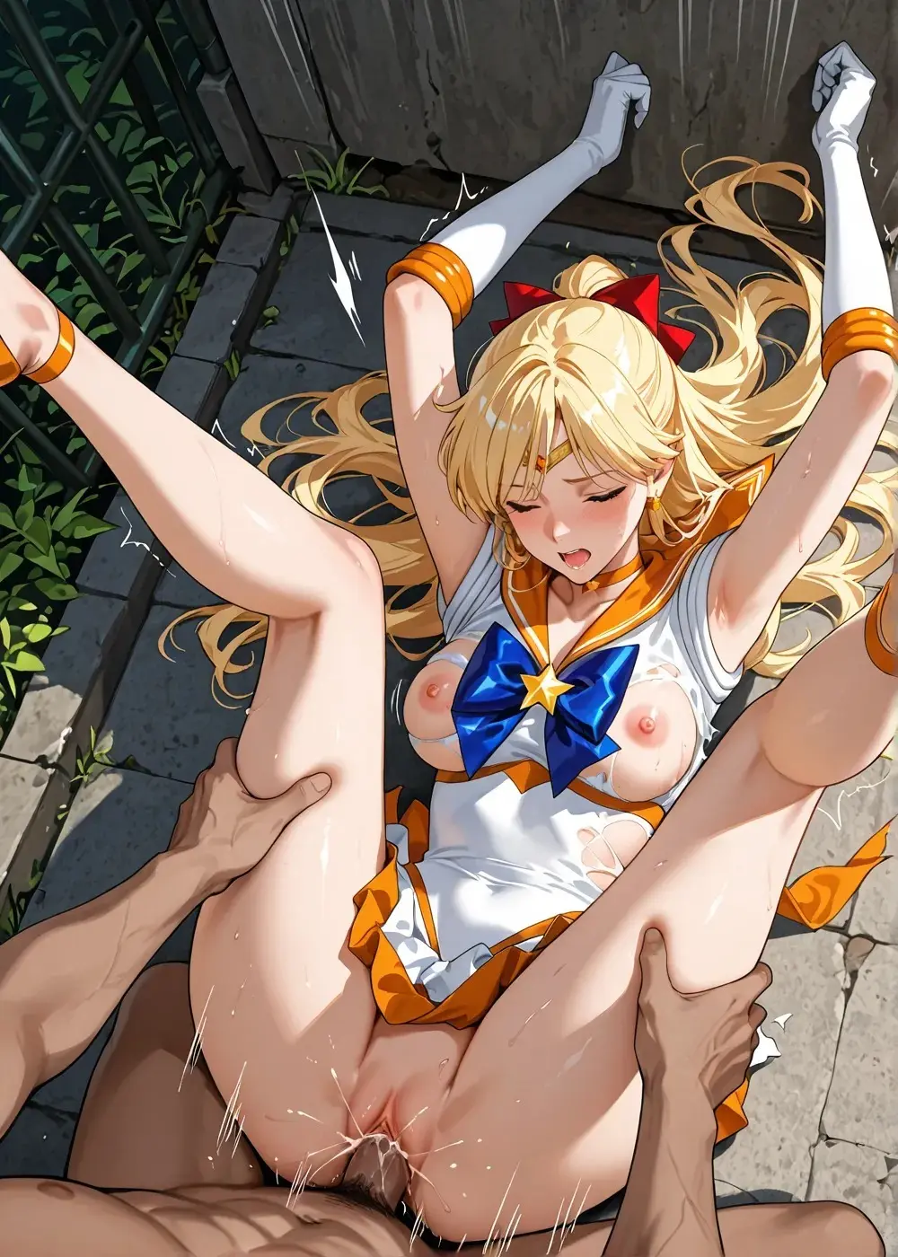 Sailor Moon cartoon parody 3d [AI Generated] - page217