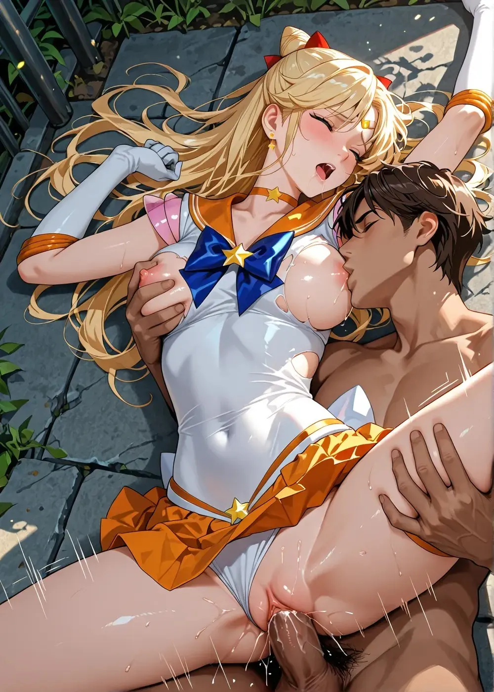 Sailor Moon cartoon parody 3d [AI Generated] - page222