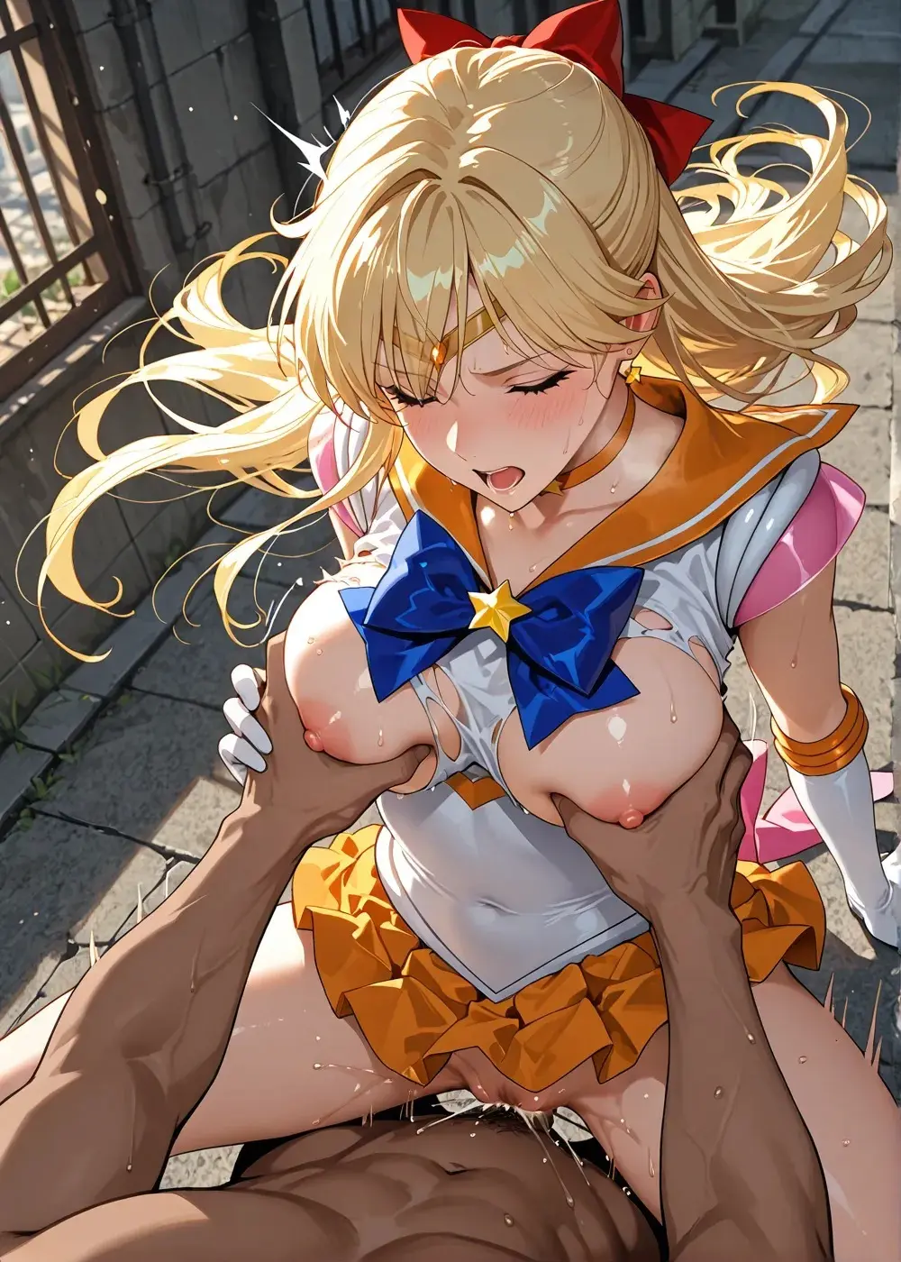 Sailor Moon cartoon parody 3d [AI Generated] - page228