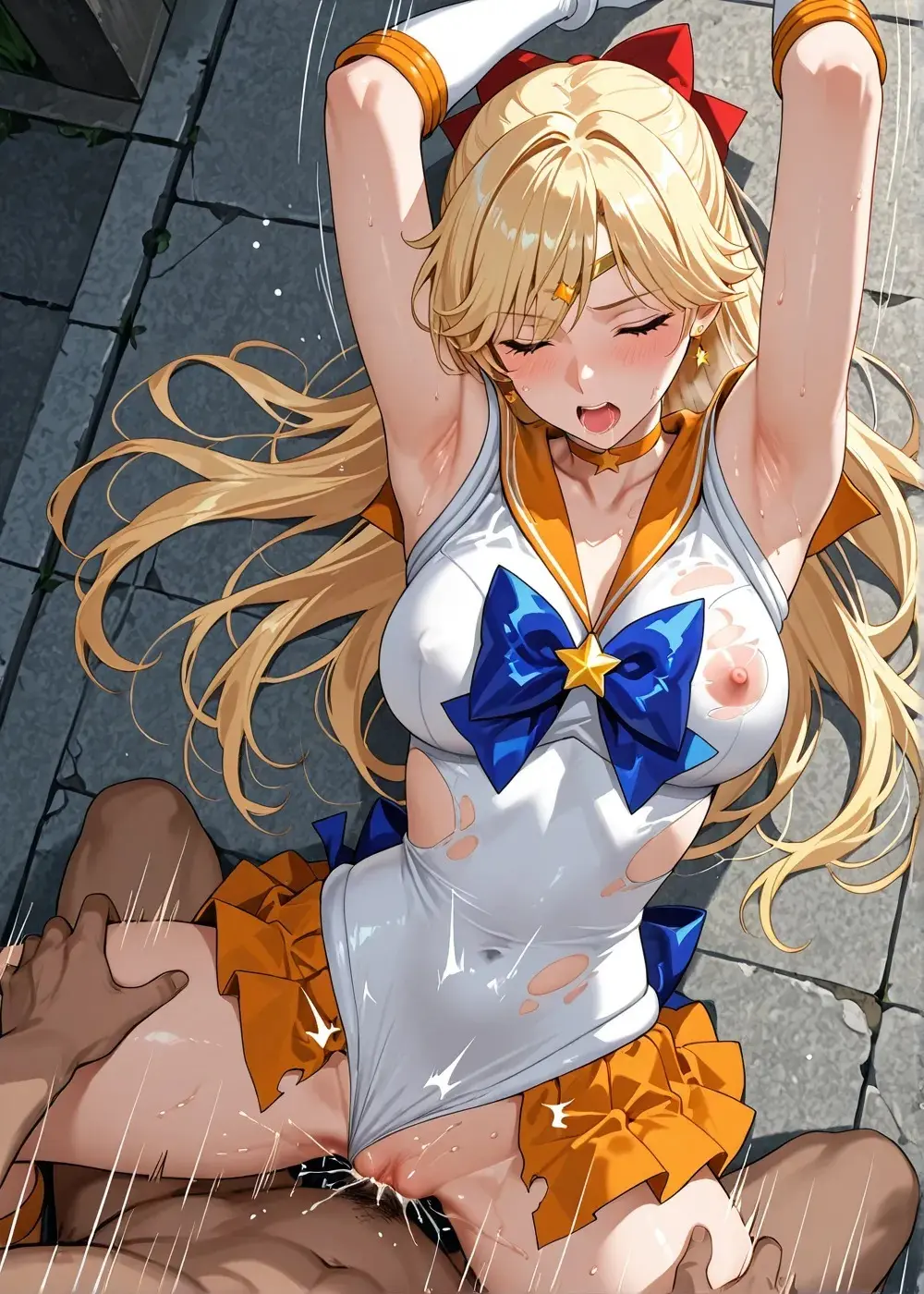 Sailor Moon cartoon parody 3d [AI Generated] - page229
