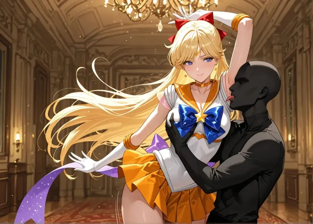 Sailor Moon cartoon parody 3d [AI Generated] - page24